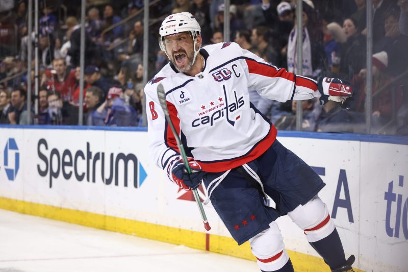 Alex Ovechkin’s remaining games: Can he pass Wayne Gretzky?