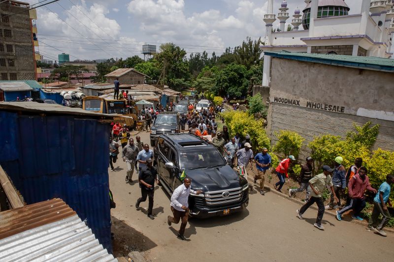 British man killed in Kenya after being knocked over by president’s speeding motorcade