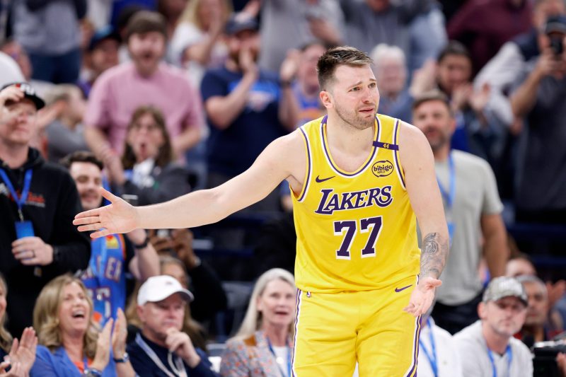 Luka Doncic ejected from Lakers’ loss vs. Thunder