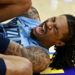 Grizzlies’ Ja Morant scores 22 vs. Mavs despite ankle injury