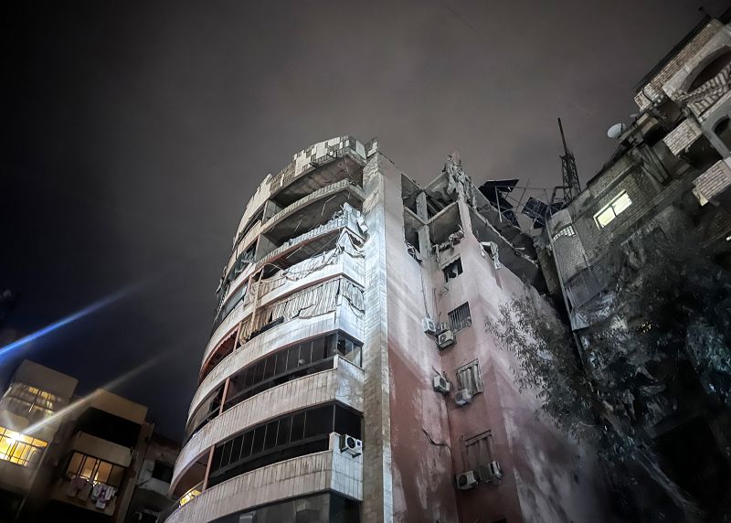Israeli strike kills three in Beirut in test of fragile ceasefire with Hezbollah