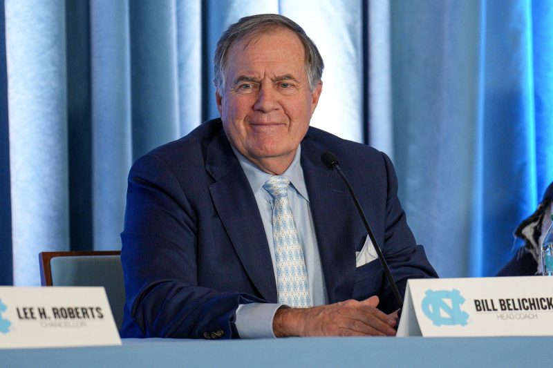 Bill Belichick says UNC football will be featured in Hulu series