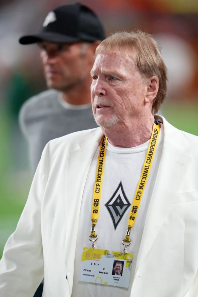 Raiders brass scouting Mendoza at national championship game